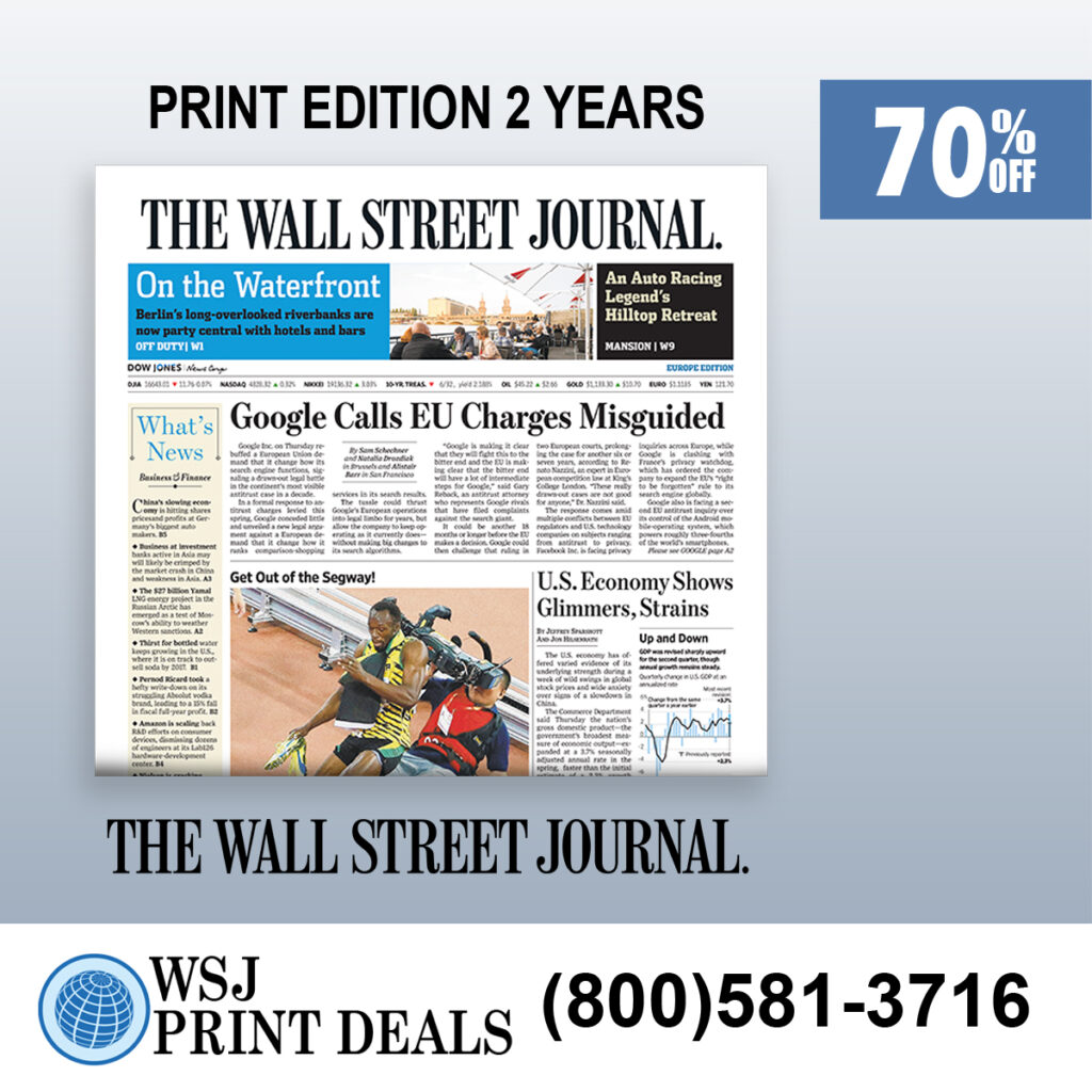 WSJ PRINT 2 YEAR